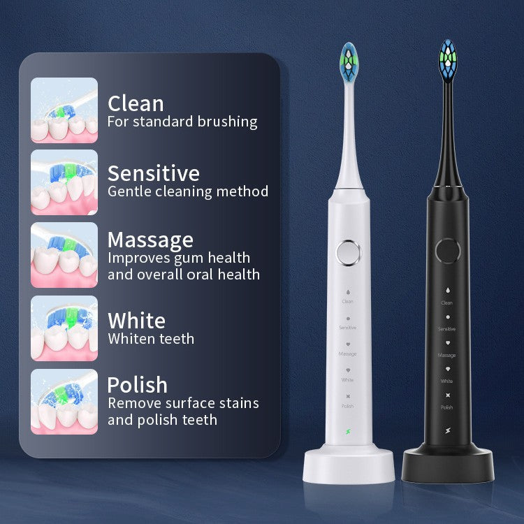 Sonic Electric Toothbrush and Water Flosser Set Two-In-One Oral Care Kit