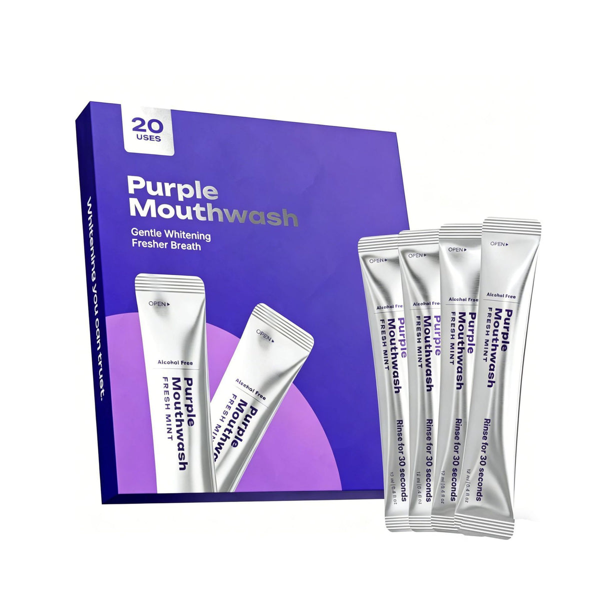 Teeth Whitening Strips & Mouthwash Set – Complete Smile Kit