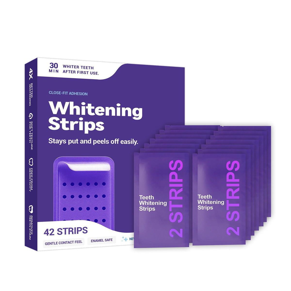 Teeth Whitening Strips & Mouthwash Set – Complete Smile Kit
