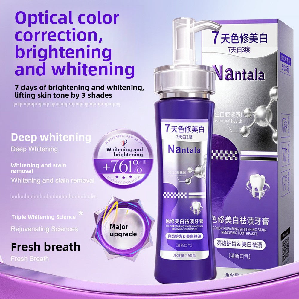 Teeth Whitening Toothpaste – Remove Stains & Freshen Breath in 7 Days