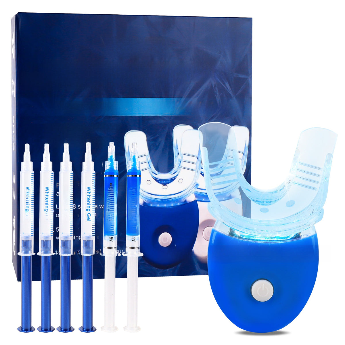 Complete Teeth Whitening Kit with 5LED Blue Light – Professional Results at Home
