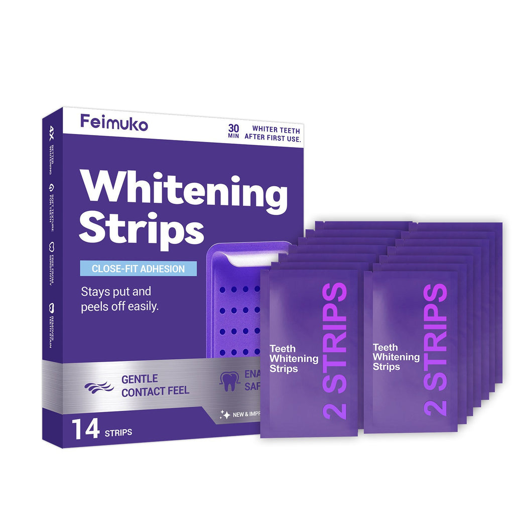 Teeth Whitening Strips & Mouthwash Set – Complete Smile Kit