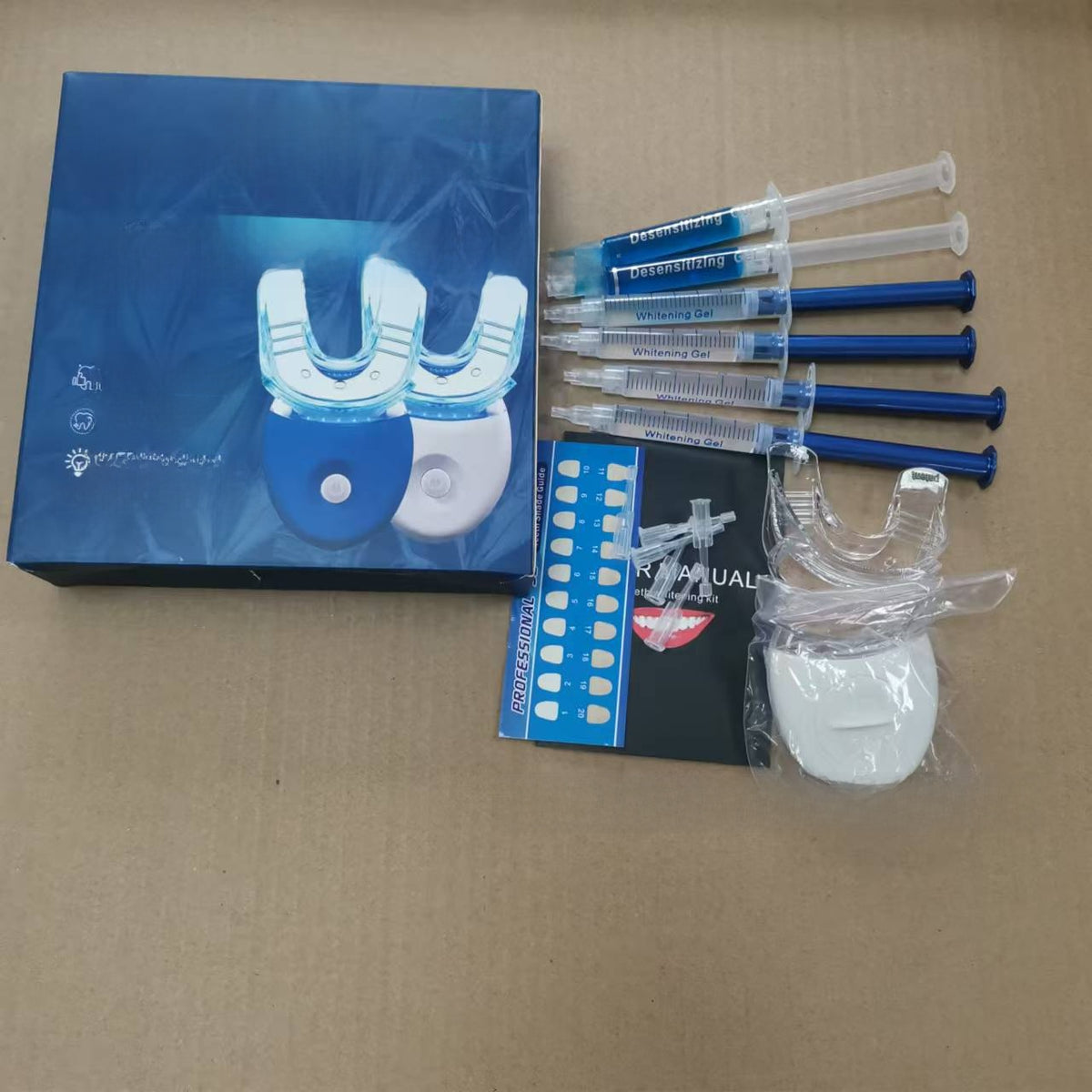 Complete Teeth Whitening Kit with 5LED Blue Light – Professional Results at Home