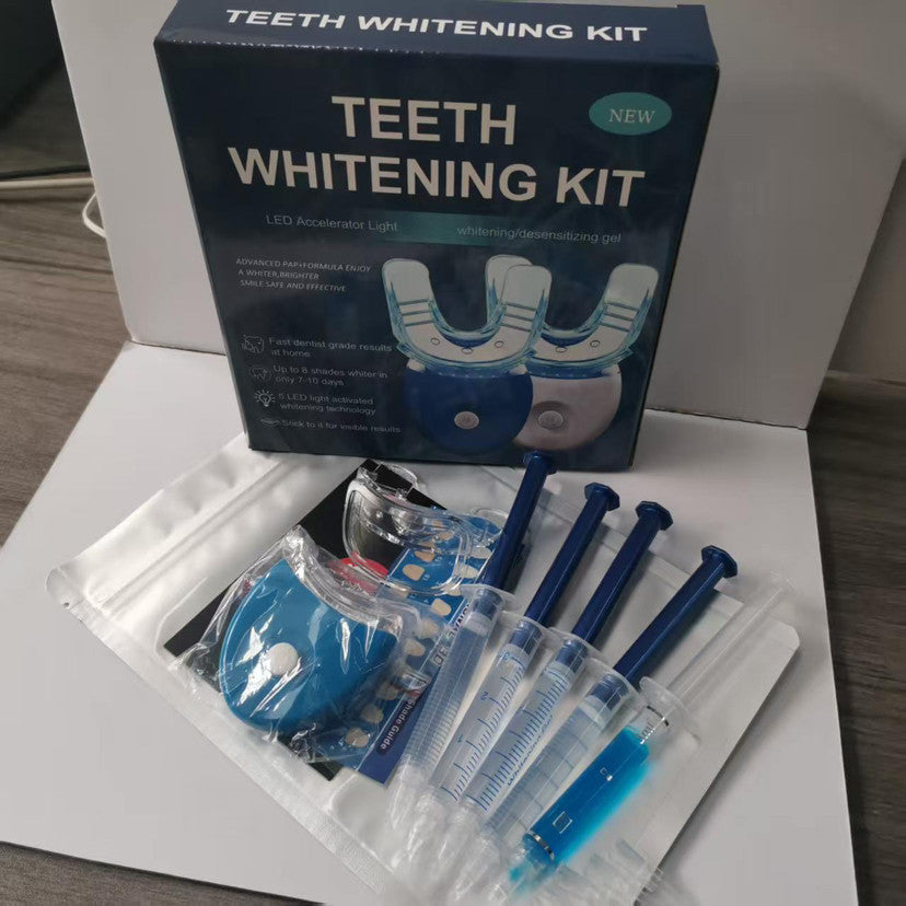 Complete Teeth Whitening Kit with 5LED Blue Light – Professional Results at Home