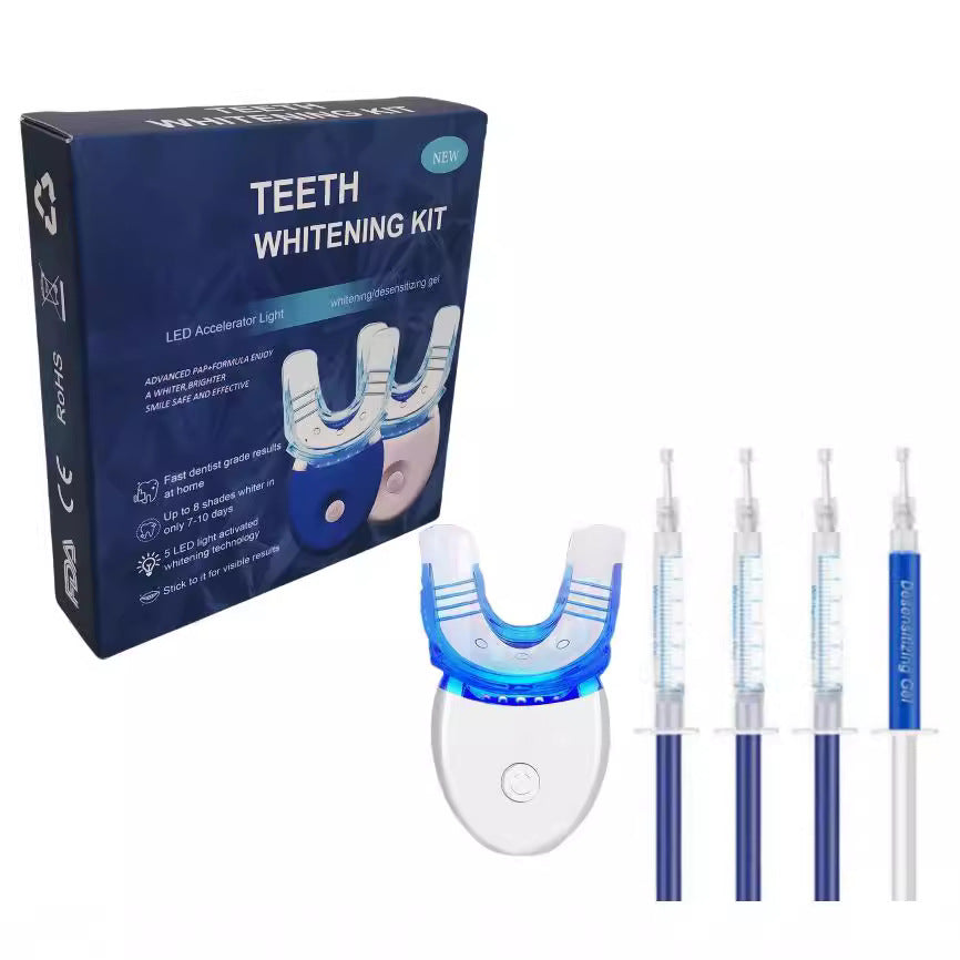 Complete Teeth Whitening Kit with 5LED Blue Light – Professional Results at Home