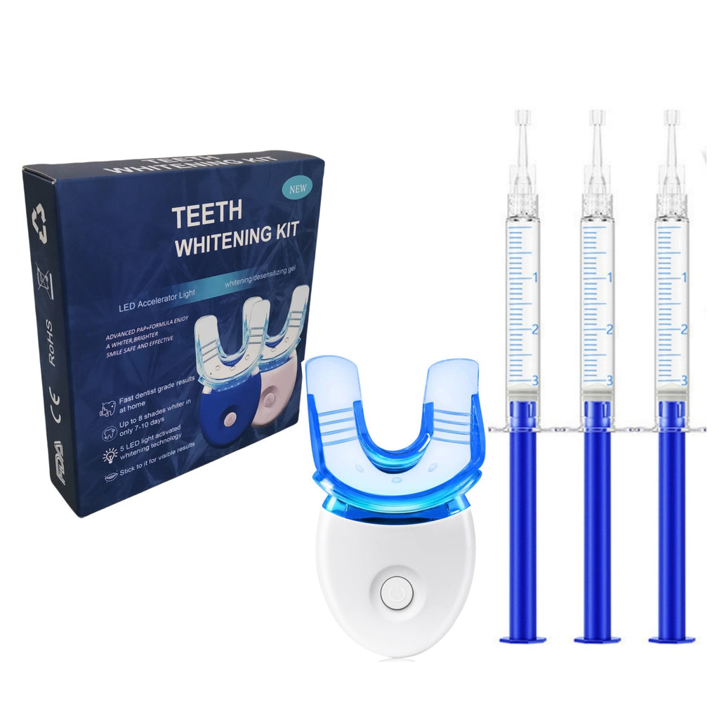 Complete Teeth Whitening Kit with 5LED Blue Light – Professional Results at Home